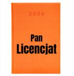  Naptár A5 2026 Narancssárga Napi Határidőnapló Ajándék Hölgyeknek (Kalendarz Pomarańczowy Pan Licencjat)