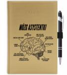 FunnyCase Naptár Arany Napi Tervező 2026 A5 Toll Ajándék Agy Asszisztens