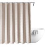  Fürdőszobai Zuhanyfüggöny Vízálló 183X183CM Zuhanyhoz A Kád Fölé (240312SU01-3)