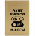 FunnyCase Könyvnaptár 2026 Az Úr *név* Nem Pihen, Újraindul Az Aranyminta (Kalendarz Złoty SEKRET SUKCESU)