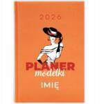 FunnyCase Könyvnaptár 2026 Modelltervező Narancssárga Ajándék Határidőnapló (Kalendarz Pomarańczowy PLANER MODELKI)