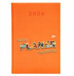  Naptár A5 2026 Narancssárga határidőnapló tervező értékes utazó tervező Wz