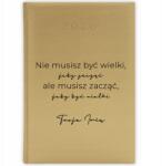  Könyvnaptár 2026 Arany tervező A5 Ajándék Hogy Nagy Név Wz (Złoty Planer 26 Żeby Być Wielkim)