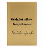  Könyvnaptár A5 2026 Arany tervező Hol Van Szerelem, Ott Van Élet