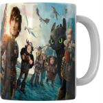 BestSub Bögre Fényes 330 ML Így Neveld A Sárkányodat Mese Ajándék Különböző Grafikák (1979)