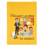 FunnyCase Naptár A5 2026 Sárga Pedagógusnapi Ajándék Pedagógus Elhívás (Kalendarz Żółty Nauczyciel Z Powołania)