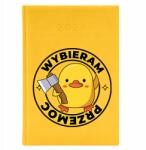  Naptár A5 2026 Sárga Tervező Ajándék Munkahelyre Választom Erőszak Vicces (Kalendarz 2026 Żółty WYBIERAM PRZEMOC)