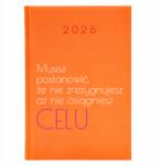  Naptár A5 2026 Narancs Ajándék Nem Adod Fel, Amíg El nem éred A Célodat