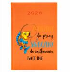  Naptár A5 2026 Narancssárga Horgászathoz tervezve Horgászoknak (Kalendarz Pomarańcz Stworzony Do Wędkowania)