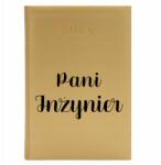  Könyvnaptár A5 2026 Arany Napi tervező Ajándék Mérnök Hölgynek (Kalendarz A5 2026 Pani Inżynier)