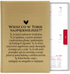 FunnyCase Naptár Arany Könyv Határidőnapló A5 2026 Szeretteinek Kedves Minták (Kalendarz DLA BLISKIEJ OSOBY MIŁY)