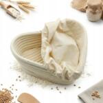 Sokomedica Ratan Kosár Szív Alakú Kenyér Növesztéséhez Természetes 24, 5×17×7, 3cm (SOKO237587)