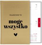 FunnyCase Naptár Arany Könyv Határidőnapló A5 2026 Tulajdonképpen Mindent Tudok Wz (Kalendarz WŁAŚCIEWIE TO MOGĘ WSZYSTKO)