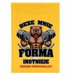 FunnyCase Naptár A5 2026 Sárga Tervező Edzőtermi Forma Nem Létezik (Kalendarz 2026 Żółty FORMA NIE ISTNIEJE)