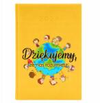 FunnyCase Naptár A5 2026 Sárga Pedagógusnapra Köszönjük, hogy megértesz minket (Kalendarz Żółty Dziękujemy, Że Nas Rozumiesz)