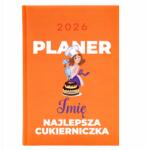  Naptár A5 2026 Narancssárga tervező a legjobb cukrásznő számára (Kalendarz Pomarańcz Najlepsza Cukierniczka)