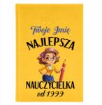 FunnyCase Naptár A5 2026 Sárga Személyre szabott A Legjobb Tanárnő Dátum (Kalendarz Najlepsza Nauczycielka Żółty)
