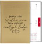  Könyvnaptár Arany A5 2026 Ajándék Kell Egy Nagy Szív MIX Wz (Kalendarz a5 2026 TERMINARZ PLANER ORGANIZER)