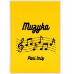 FunnyCase Könyvnaptár 2026 Zene Hölgy *név* Citrom tervező Ajándék Minták (Kalendarz Cytrynowy MUZYKA PANI *IMIĘ*)