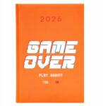  Naptár A5 2026 Narancssárga Játékos Tervező Game Over/ Plain Again? Wz