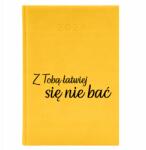 FunnyCase Naptár A5 2026 Sárga Pedagógusnapra Veled Könnyebb Nem Félni (Kalendarz Żółty Z Tobą Łatwiej Się Nie Bać)