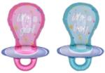  Balon folie suzeta, mesaj It's a Boy It's a Girl, aer sau heliu, 97x58 cm Roz (BALSUZETA-2)