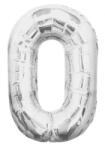  Balon folie cifra, model gigant, culoare argintiu, inaltime 74 cm Model 0 (BALONC0)