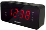 Orava Rádiós Ébresztőóra Nagy Piros LED Kijelzővel, SLEEP, SNOOZE (RBD-613)