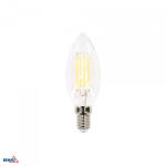 BEMKO LED filament izzó gyertya E14 C35 6W 700lm 2700K (D86-FLB-E14-C35-60-2)