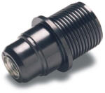  Famatel Műanyag csillárfoglalat E-14 fekete galléros (463)