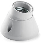  Famatel Műanyag talpas foglalat, E27, porcelán betétes (181)