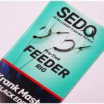 SEDO Krank Master Black Edition - Előkötött Feeder Előke - 10-es 0.14mm fonott damil 10-es tüske (29859)