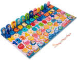 Leziter 6 az 1-ben formabeillesztő és oktató Montessori fajáték (BTE-9) - fishingoutlet
