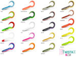 DELPHIN Top mix Gumihal Delphin TwistaX Eeltail UVs / 5db - 6cm/Perchy + Candy + Booty + Redface + Firedot (101004041)