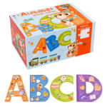 Leziter Fa ábécé puzzle angol szavakkal (BTE-5)