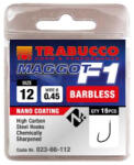 Trabucco F1 Maggot szakáll nélküli horog, méret: 14 (023-66-114)