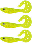 Nevis Twister Shad Vantage 9cm 3db/cs világos zöld flitter
