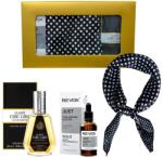 Fragrance World - Set Elysa - Apa de Parfum Classy Chic Girl 50ml Femei, Ser Revox Hyaluronic Acid 5% 30ml, Esarfa Femei