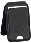 Diana&Co Port card negru cu blocare RFID, Suport ajustabil si Oglinda (DSF991-3BLACK)