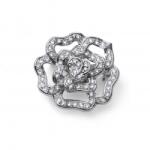 Oliver Weber Csillogó virágos bross tiszta kristályokkal Fiorellino 58048