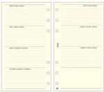 KALENDART Saturnus S358 bianco heti beosztású tervező gyűrűs betétlap (21SS358-CHA) - bestbyte