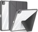 Dux Ducis Apple IPAD Pro 11 (2024) magi origami tok álló, bőr hatású (flip, trifold, asztali tartó, ceruza tartó) szürke (GP-180263)