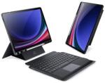 Dux Ducis Samsung Galaxy Tab S9 FE Plus (SM-X610) dk bluetooth billentyűzet + touch pad (mágneses, asztali tartó) fekete (GP-171893)