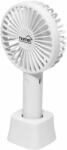 Somogyi Elektronic HOME HF9C kézi ventilátor, akkumulátoros, 4 W teljesítmény, 3 sebesség, 9 cm-es lapátátmérő