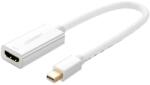 UGREEN Mini DisplayPort HDMI Átalakító Fehér 20cm 10460 (10460)
