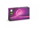 Philips Banda Luminoasa LED pentru Exterior Philips Hue Lightstrip Lumina RGB 5M Alb (929002289102)