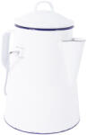 Bo-Camp Tea kettel enamel kanna fehér/kék