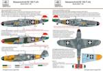 HADMODELS 1/48 Messerschmitt Bf109 F-4/B vadászgép matrica készlet 2. rész HAD48087-2018 (HAD48087-2018)