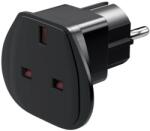 GOOBAY Travel adapter UK fekete (94271)