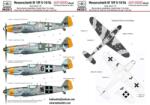 HADMODELS 1/32 Messerschmitt Bf 109 G-10 vadászgép matrica készlet HADDW32012 (HADDW32012)